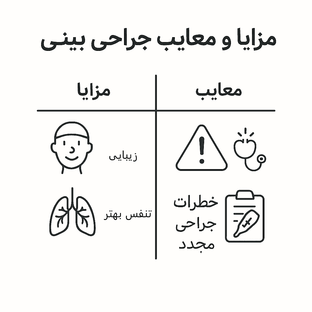 مزایا جراحی زیبایی رینو